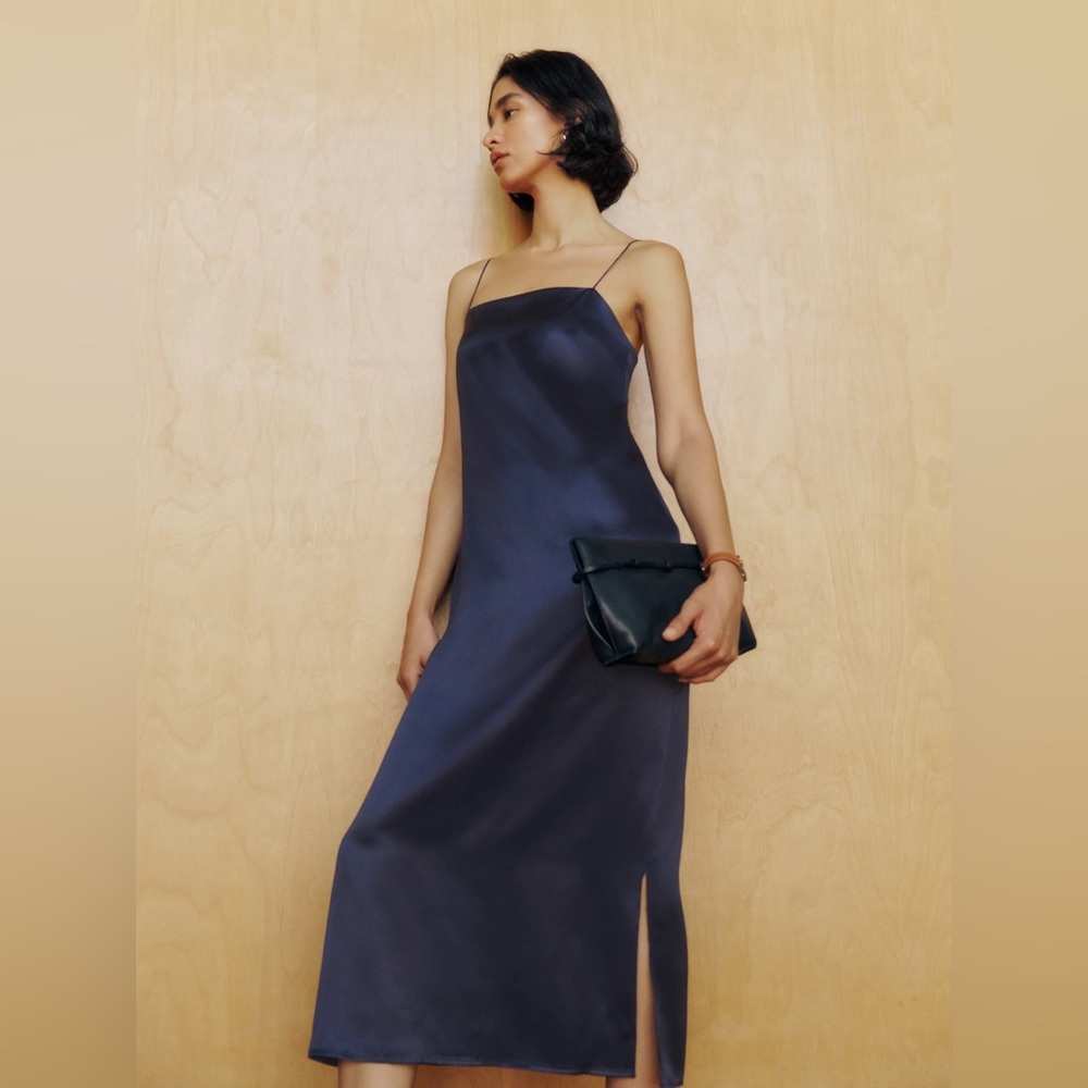 Reformation Yoshe Silk Dress